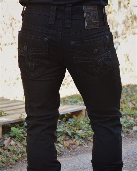 rock revival jeans black|Rock Revival Jeans for Men 